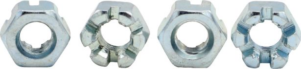 Slotted Nut - Castle Nut - ( Wheel Nut, Lug Nut ) 10-1.5 (4pcs) - HWN4010 - PBC2884F1