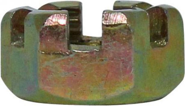 Slotted Nut - Castle Nut, M12-1.5, XY1100, Chironex 1000cc, 1100cc (1pc) - HWN4412 - PBC2895F1