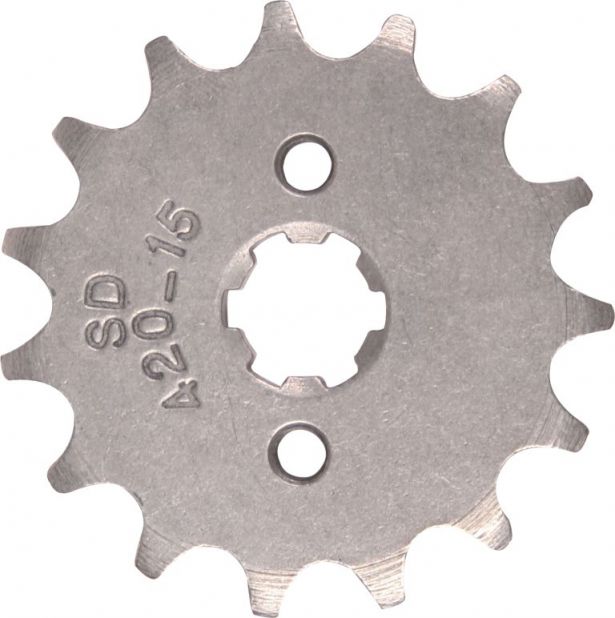 Sprocket - Front, 15 Tooth, 420 Chain, 17mm Hole - 20A1520 - PBC3259F1