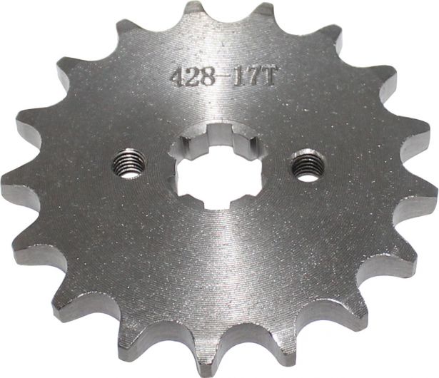 Sprocket - Front, 17 Tooth, 428 Chain, 17mm Hole - 20A1630F1