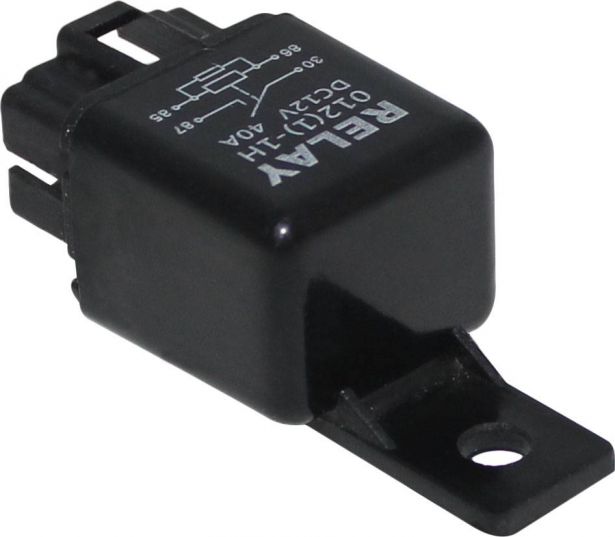 Starter Relay - Power Relay, 12V 40A, 50cc to 250cc - 10A2529 - PBC2296F1