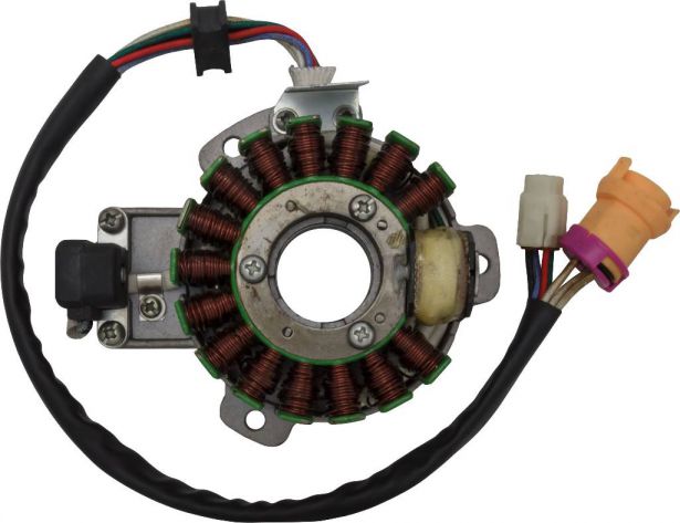 Stator - Magneto Coil, 16G, 7 Wire, 250cc, ATV, Jianshe, Baja - 30A9322 - PBC2303F1