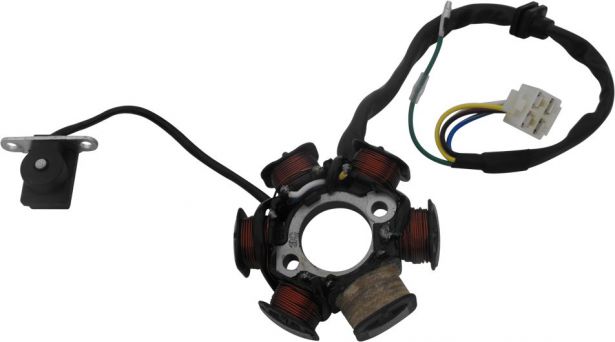 Stator - Magneto Coil, 50cc to 125cc, 5 Wire - 30A9010 - PBC2313F1