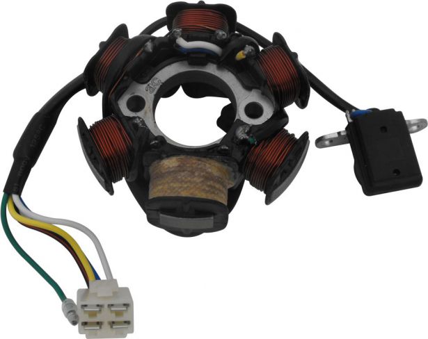 Stator - Magneto Coil, 50cc to 125cc, 5 Wire - 30A9010 - PBC2313F1