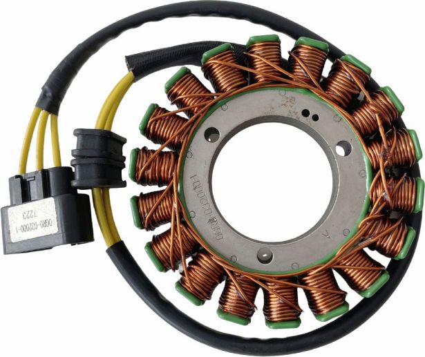 Stator - Magneto Coil Assembly, CF Moto CForce 450, CF500, CForce 550, UForce 550, ZForce 550, CForce 625, 0GRB-032000-10000 - 30A9414 - PBC1885EF1