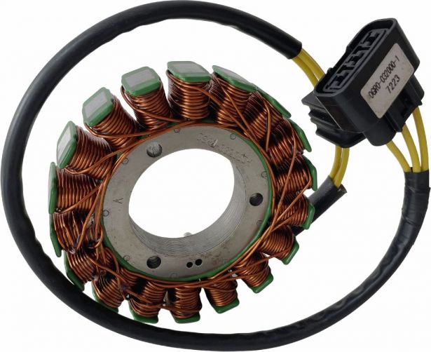 Stator - Magneto Coil Assembly, CF Moto CForce 450, CF500, CForce 550, UForce 550, ZForce 550, CForce 625, 0GRB-032000-10000 - 30A9414 - PBC1885EF1