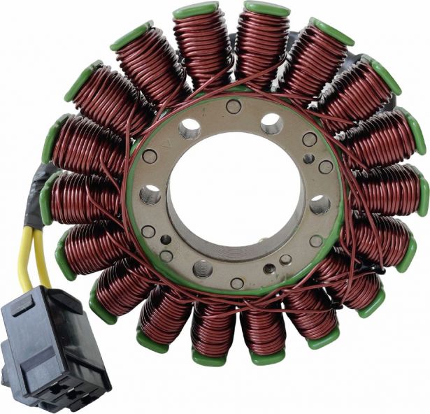 Stator - Magneto Coil Assembly, Honda CBR1000RR 2004-2007, 31100-MEL-305, 31120-MEL-D21 - 30A9402 - PBC1704EF1