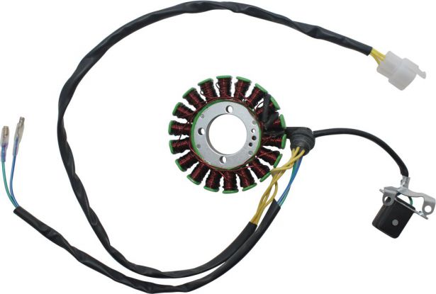 Stator - Magneto Coil, CG18, 5 Wire - 30A9386 - PBC2068F1