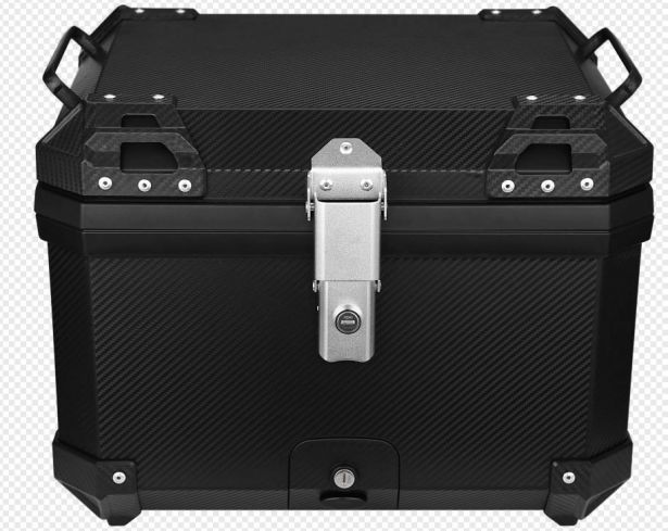 Tail_Storage_Box_ _57L_Carbon_Motorcycle__Scooter_Trunk_PHX_Gen2_Quick_Release_Dual_Backrest_Corner_Reflectors_1