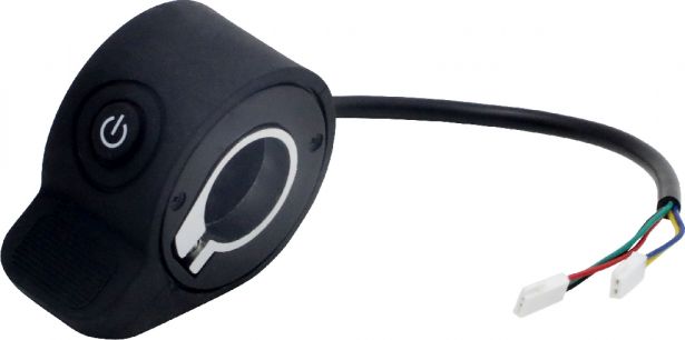 Throttle Assembly - Electric Thumb Throttle Unit, SHOK Scooters Graviton - PBC70SF1