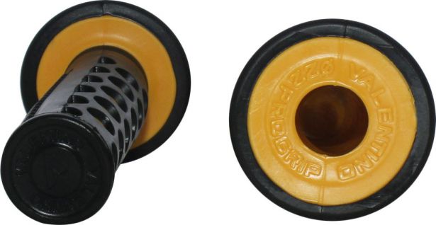 Throttle Grips - Valentino, Yellow - 70D1840YW - PBC2746F1