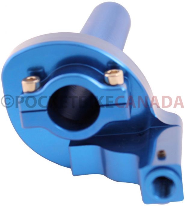 Throttle Lever - Twist Grip, CNC, 90cc to 250cc, Dirt Bike, Yimatzu Brand, Blue - 70A3250BU - PBC2736F1