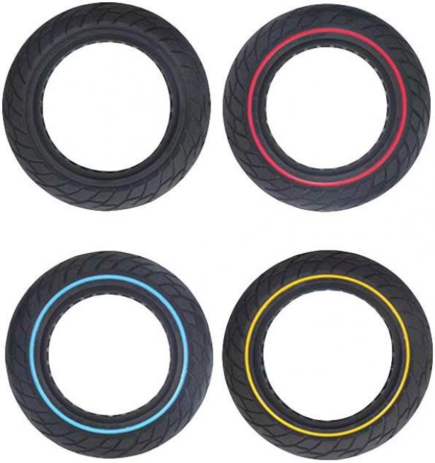 Tire - 10x2.5, Line Honeycomb, Solid, Rim Groove Width 34mm - PBC40K102F1