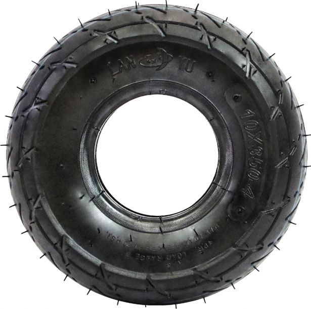 Tire - 10x3.50-4, Pocket Bike, Tubeless, Street Tread - 40P1211 - PBC3547F1