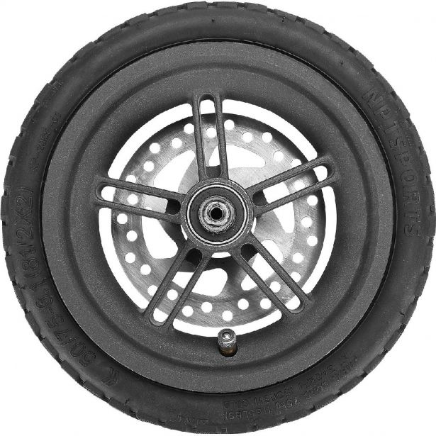 Tire - 8.5x2, 50/75-6.1 tire with Valve, Offroad / Winter / Snow, High Grip Tread - PBC40K0852F1