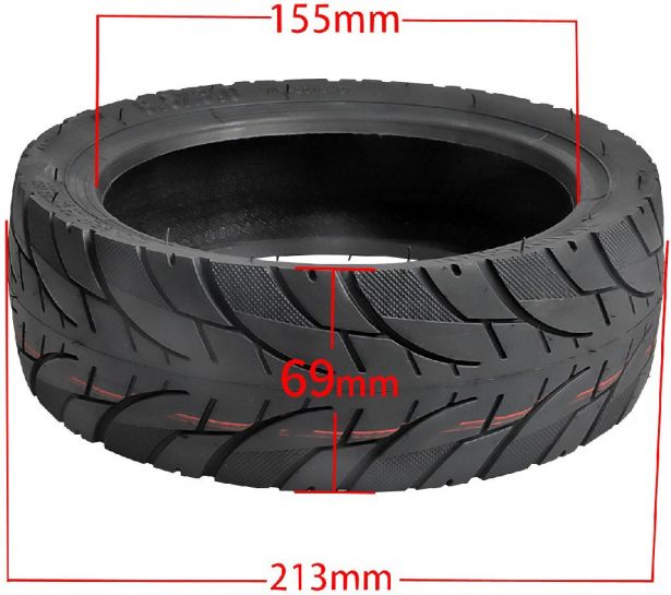 Tire - 8.5x3 with Valve, Offroad, Medium Grip Tread - PBC40K0F1