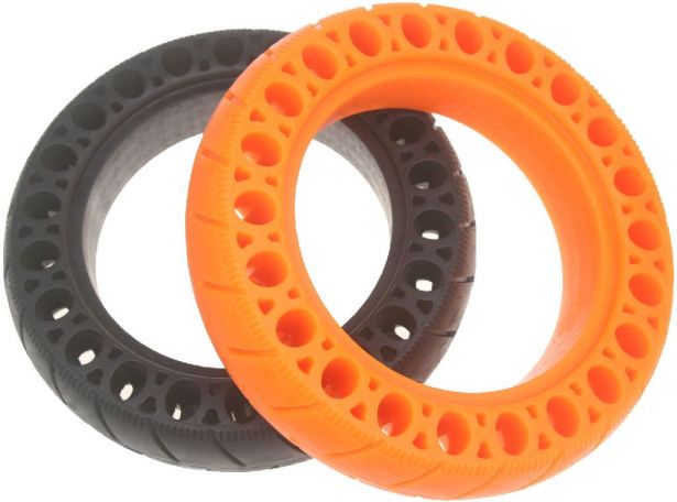 Tire - 9.5x2, Circular Honeycomb, Solid, Black - PBC40K09F1