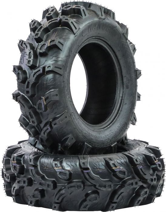 Tire - Hakuba Ibex Offroad, 25x8-12, 6 Ply, Zilla Style, Super Mud Lugs, ATV / UTV - 40A250812H-3 - PBC4037EF1