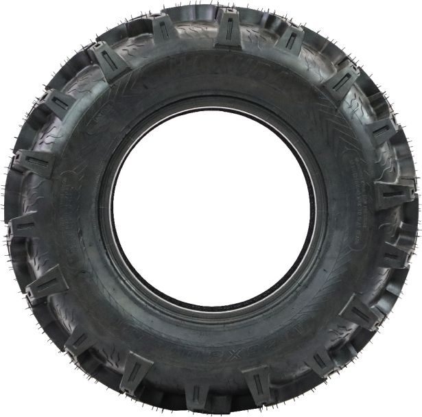 Tire - Hakuba Ibex Offroad, 25x8-12, 6 Ply, Zilla Style, Super Mud Lugs, ATV / UTV - 40A250812H-3 - PBC4037EF1