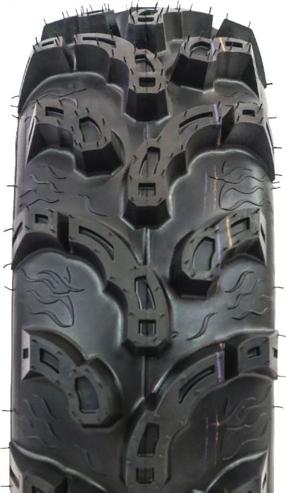 Tire - Hakuba Ibex Offroad, 25x8-12, 6 Ply, Zilla Style, Super Mud Lugs, ATV / UTV - 40A250812H-3 - PBC4037EF1