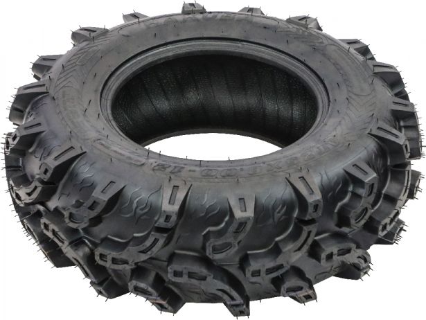 Tire - Hakuba Ibex Offroad, 25x8-12, 6 Ply, Zilla Style, Super Mud Lugs, ATV / UTV - 40A250812H-3 - PBC4037EF1