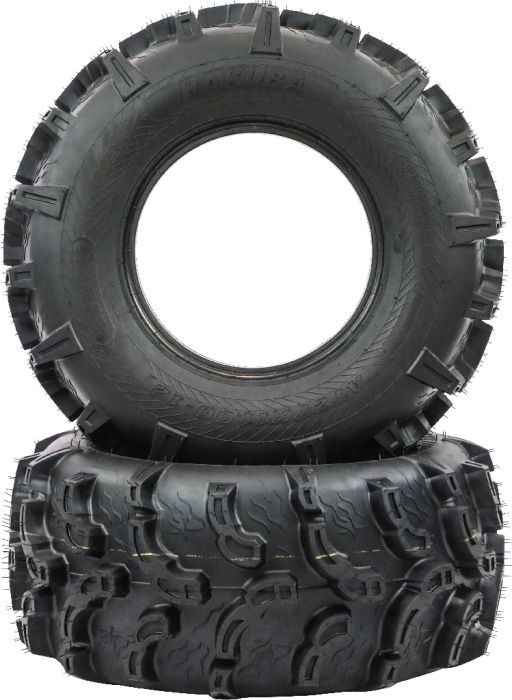 Tire - Hakuba Ibex Offroad, 27x11-12, 6 Ply, Zilla Style, Super Mud Lugs, ATV / UTV - 40A271112H-3 - PBC3952EF1