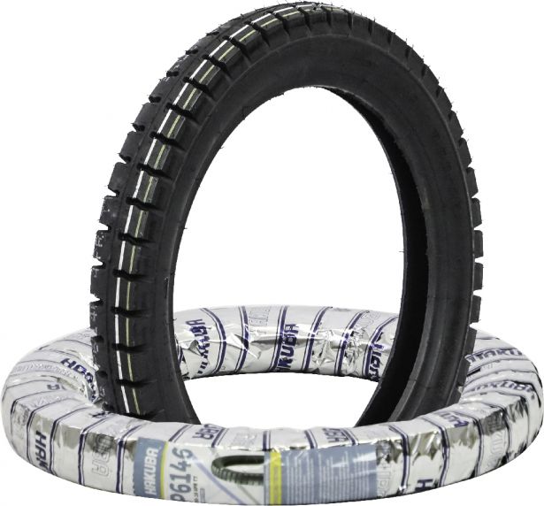 Tire - Hakuba R-Series, 3.00-16, 6 Ply, Scooter / Motorcycle, Tubed - 40S1630H - PBC3957EF1