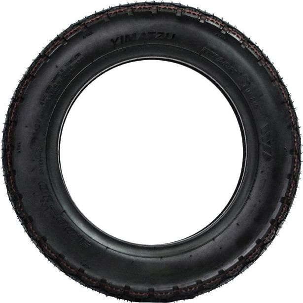 Tire - Yimatzu Grounder, 3.00-10 (10x3.00), 4 Ply, Scooter, Tubeless - 40S1030Y - PBC4089EF1