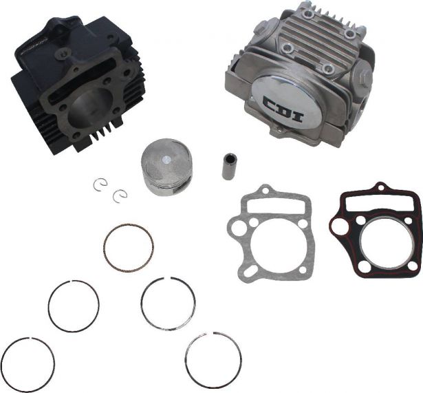 Top End Assembly - 125cc, Air Cooled, Complete Top End Assembly - 20A8050 - PBC1682F1