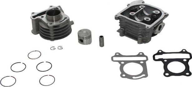 Top End Assembly - GY6, 50cc, Air Cooled, Complete Top End Assembly - 20A8957 - PBC1455F1