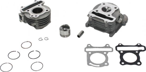 Top End Assembly - GY6, 50cc, Air Cooled, Complete Top End Assembly - 20A8957 - PBC1455F1