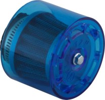 Air Filter - 35mm, Conical, Waterproof, Straight, Yimatzu Brand, Blue - 60A1350BU - PBC79F1