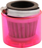 Air Filter - 41mm to 43mm, Conical, Waterproof, Straight, Yimatzu Brand, Red - 60A1370RD - PBC92F1