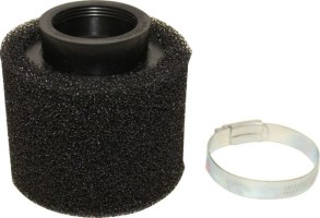 Air Filter - 44mm, Sponge, Straight, Yimatzu Brand, Black - 60A2442BK - PBC69F1