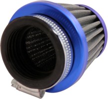 Air Filter - 44mm to 46mm, Conical, Medium Stack (60mm), 2 Stroke, Yimatzu Brand, Blue - 60P1180BU - PBC46F1