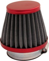 Air Filter - 44mm to 46mm, Conical, Medium Stack (60mm), 2 Stroke, Yimatzu Brand, Red - 60P1180RD - PBC54F1
