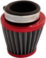 Air Filter - 44mm to 46mm, Conical, Medium Stack (60mm), 2 Stroke, Yimatzu Brand, Red - 60P1180RD - PBC54F1