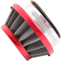 Air Filter - 44mm to 46mm, Conical, Small Stack (30MM), 2 Stroke, Yimatzu Brand, Red - 60P1170RD - PBC38F1