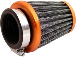 Air Filter - 44mm to 46mm, Conical, Tall Stack (80mm), 2 Stroke, Yimatzu Brand, Gold - 60P1190GD - PBC62F1