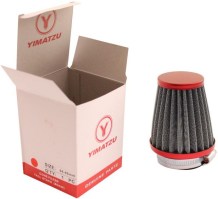 Air_Filter_ _44mm_to_46mm_Conical_Tall_Stack_80mm_2_Stroke_Yimatzu_Brand_Red_1