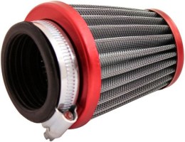 Air Filter - 44mm to 46mm, Conical, Tall Stack (80mm), 2 Stroke, Yimatzu Brand, Red - 60P1190RD - PBC70F1