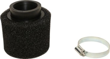 Air Filter - 48mm, Sponge, Straight, Yimatzu Brand, Black - 60A2482BK - PBC77F1
