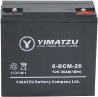 Battery - EV12226-1 / 6-DCM-26 / 6-DZM-26 / 6-FM-26, AGM, 12V 26Ah, Yimatzu, Threaded Terminals - PBCBATEV120F1