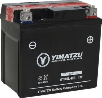 Battery - GTX5L-BS Yimatzu, AGM, Maintenance Free - PBCBATMFF1