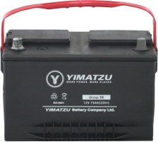 Battery - Group 65 Automotive, 12V 75Ah, 850CCA, SLA, MF, Yimatzu - BATAM1265 - PBC162EF1