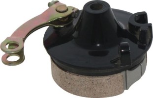 Brake Hub - Scooter, Front Drum Brake, Backing Plate & Brake Shoes - 90S5100 - PBC749F1