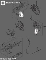 Brake Pads - 400cc to 800cc, ATV, Right Front Outer, Ceramic - 90A1281 - PBC689F1