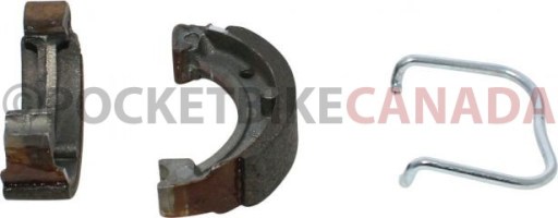 Brake Shoe - Yamaha PW50, Front and Rear Brake Shoe, Drum Brakes - 90A5040 - PBC709F1