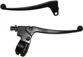 Brake & Clutch Lever Set - Aluminum, Black - LVR3240BK - PBC2971F1