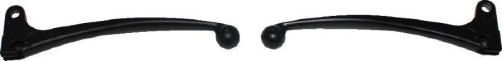 Brake & Clutch Lever Set - Aluminum, Black - LVR3220BK - PBC2985F1